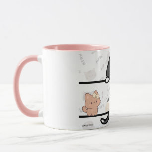 Ein Love You Meow und Kitty Becher für Ihren Liebs Tasse