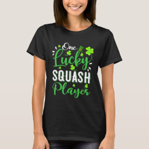 Ein Lucky Squash Player Kleeblatt Leprechaun Hat P T-Shirt