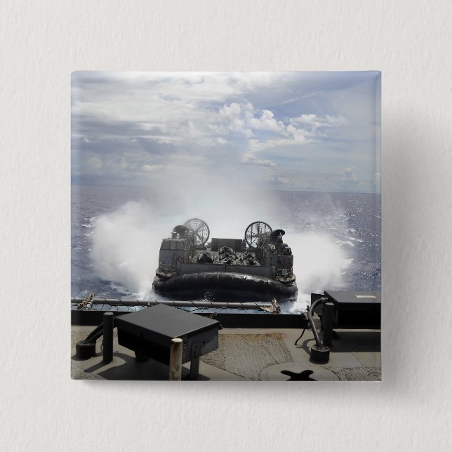 Ein Luftpolster für Landefahrzeuge Button (Vorderseite)