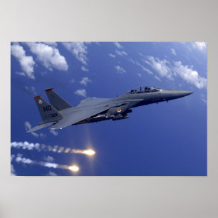 Ein Luftwaffe F-15E Strike Eagle Poster