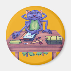 Ein lustiger Monster-Chef Magnet
