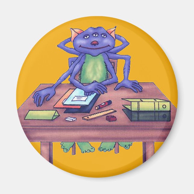 Ein lustiger Monster-Chef Magnet (Vorne)