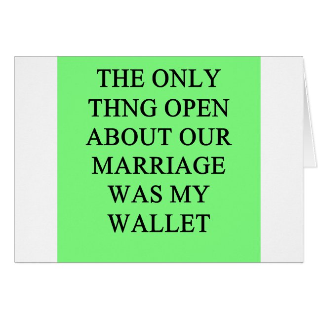 ein lustiger Scheidungswitz für Männer (Vorderseite (Horizontal))