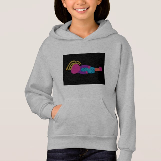 Ein lustiges Gesicht Hoodie (Vorderseite)