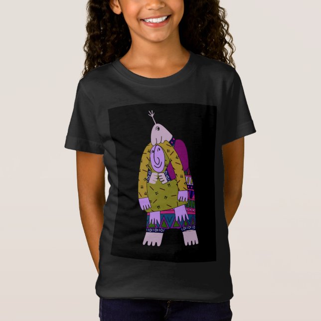 Ein lustiges Gesicht T-Shirt (Vorderseite)