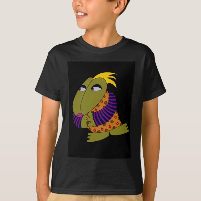 Ein lustiges Gesicht T-Shirt (Vorderseite)
