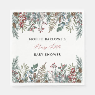 Ein lustiges kleines Babyduschpapier Napkins Serviette