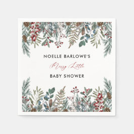 Ein lustiges kleines Babyduschpapier Napkins Serviette