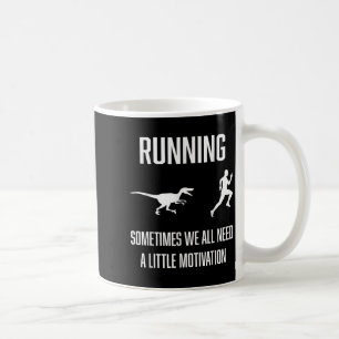 Ein lustiges Laufen, manchmal brauchen wir alle ei Kaffeetasse