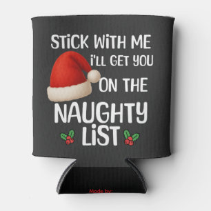 Ein lustiges Weihnachten unartige Liste Design T-S Dosenkühler