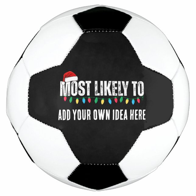 😂 ein lustiges Weihnachtsgeschenk schaffen, das a Fußball (Vorderseite)