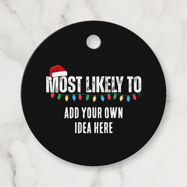 😂 ein lustiges Weihnachtsgeschenk schaffen, das a Geschenkanhänger (Vorderseite)