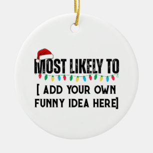 😂 ein lustiges Weihnachtsgeschenk schaffen, das a Keramik Ornament