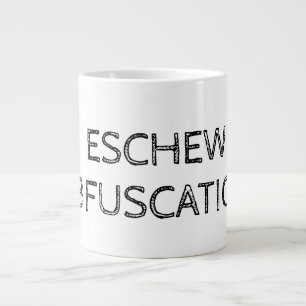 Ein lustiges Zitat, das einen prägnanten, sofortig Jumbo-Tasse