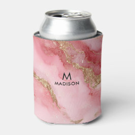 Ein luxuriöser rosa Marmorhintergrund Dosenkühler
