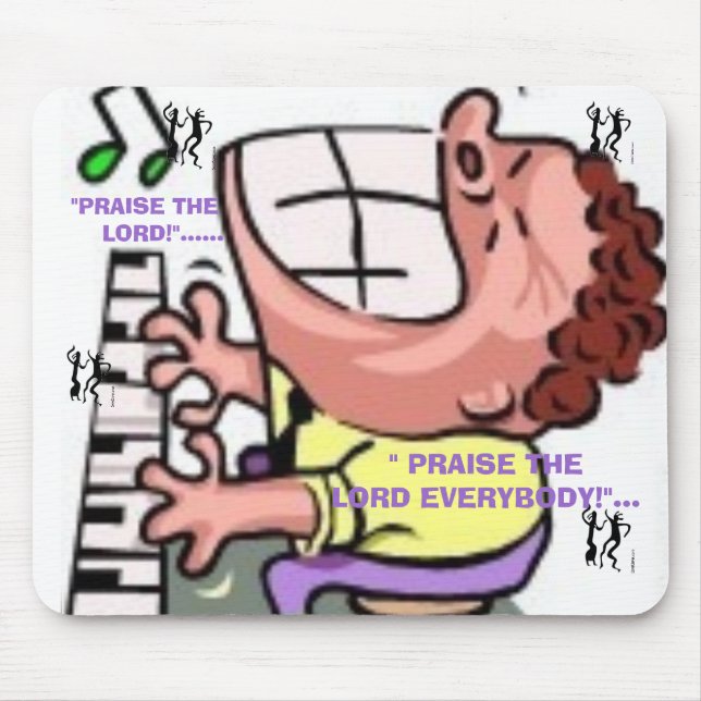 EIN MÄCHTIGES LOB! MOUSEPAD (Vorne)