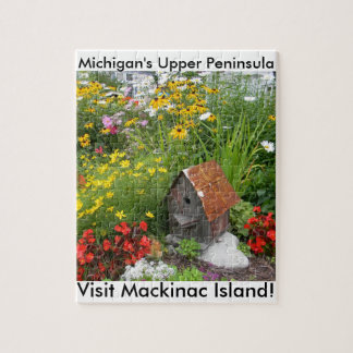 Ein Mackinac Insel-Blumen-Garten Puzzle