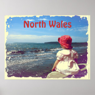 Ein Mädchen am Meer Poster