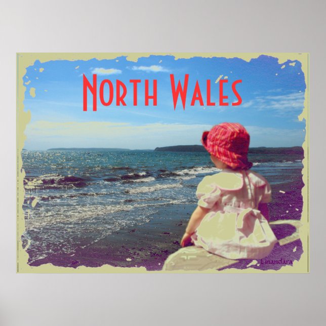 Ein Mädchen am Meer Poster (Vorne)