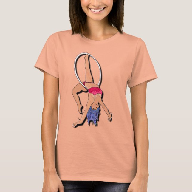 Ein Mädchen darstellender Lyra-T - Shirt (Vorderseite)