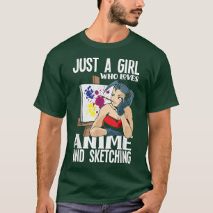 Ein Mädchen, das Anime Liebe und das Sonnenanime s T-Shirt
