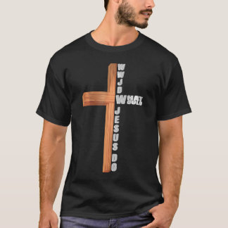 Ein Mädchen, das auf Jesus und Donkeys reitet, Leo T-Shirt