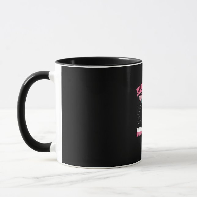 Ein Mädchen, das Dackel Lieben Tasse (Links)
