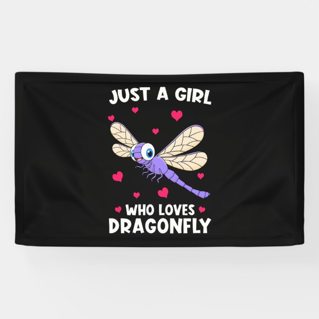 Ein Mädchen, das Drachenfliegen Liebe Banner (Horizontal)