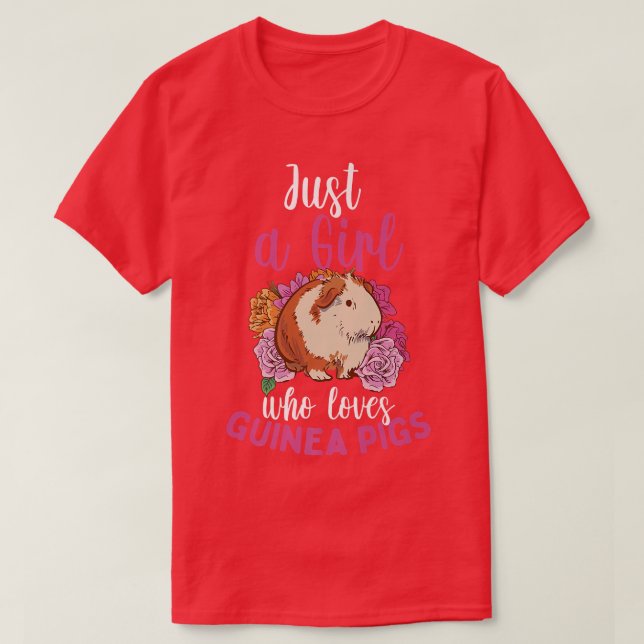Ein Mädchen, das Guinea Liebe T-Shirt (Design vorne)