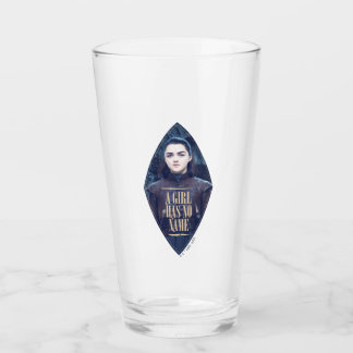"Ein Mädchen hat keinen Namen" Arya Stark Graphic Glas