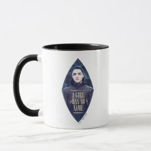 "Ein Mädchen hat keinen Namen" Arya Stark Graphic Tasse