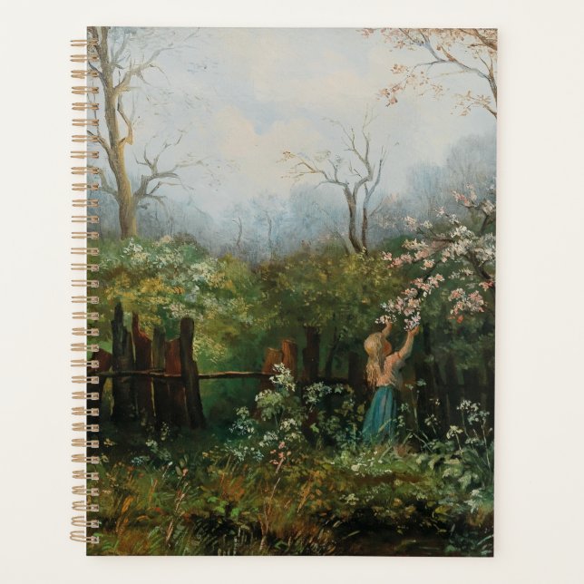 Ein Mädchen im Garten - Olga Wisinger-Florian Planer (Vorderseite)