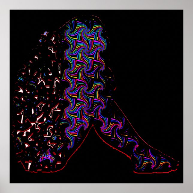 Ein Mädchen in Not-Wandposter-Kunst Poster (Vorne)
