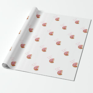 ein Mädchen ist geboren Geschenkpapier