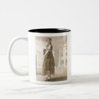 Ein Mädchen mit einem Körbchen Orangen - Paul Sand Zweifarbige Tasse