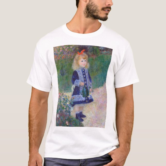Ein Mädchen mit einer Wasserdose, Renoir T-Shirt (Vorderseite)