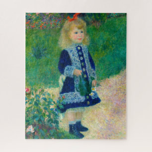 Ein Mädchen mit einer Wasserdose von Pierre Renoir Puzzle