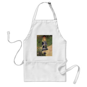 Ein Mädchen mit Gießkanne von Pierre Renoir Schürze
