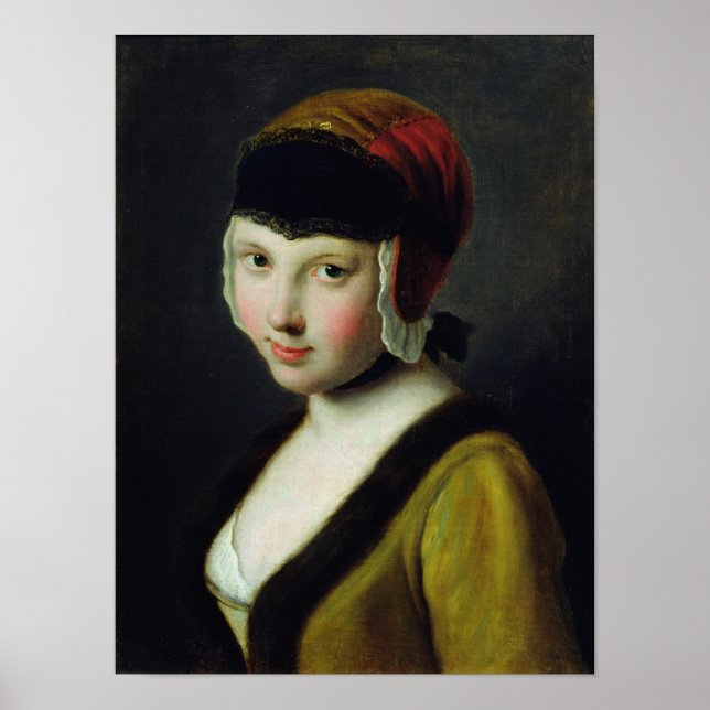 Ein Mädchen mit schwarzer Maske Poster (Vorne)