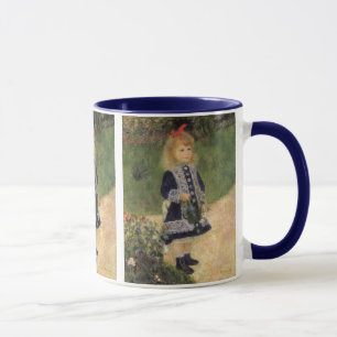 Ein Mädchen mit Wasserkocher von Pierre Renoir Tasse