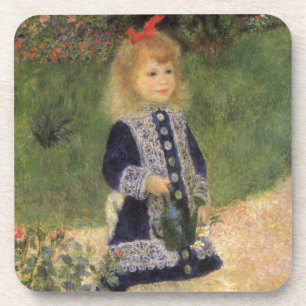 Ein Mädchen mit Wasserkocher von Pierre Renoir Untersetzer