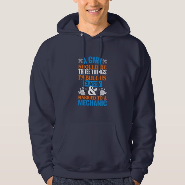 Ein Mädchen sollte Verheiratet sein, Hoodie (Vorderseite)