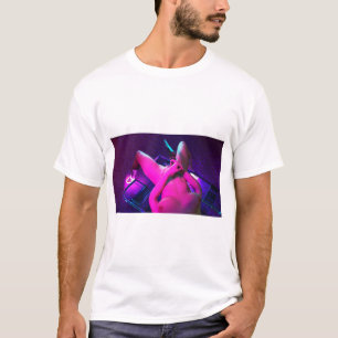 Ein Mädchen und eine Waffe - Kunstdruck T-Shirt