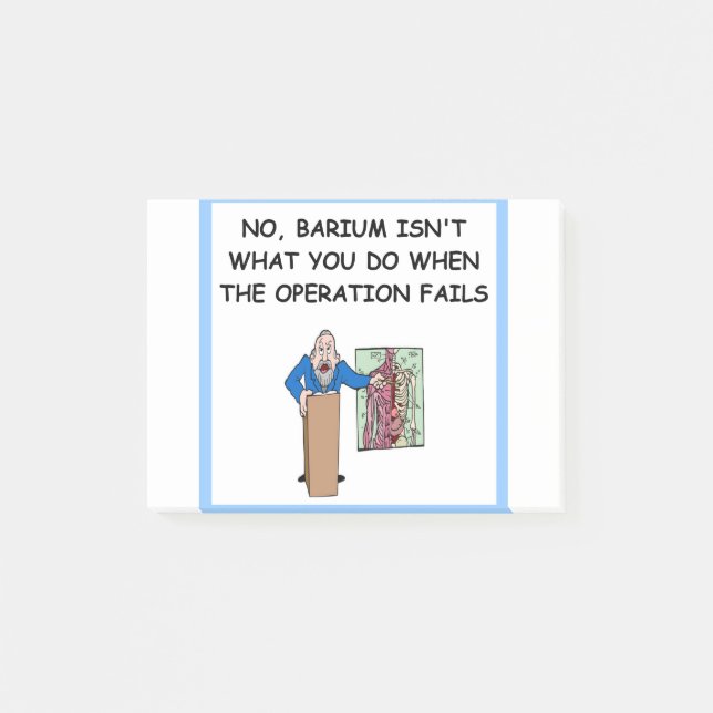 Ein Mädelwitz Post-it Klebezettel (Vorderseite)