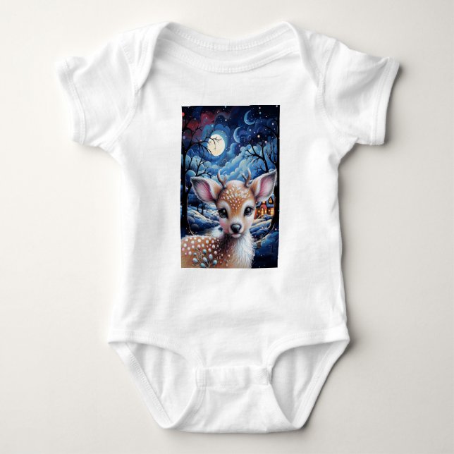 EIN MAGISCHER CHRISTMAL BABY STRAMPLER (Vorderseite)