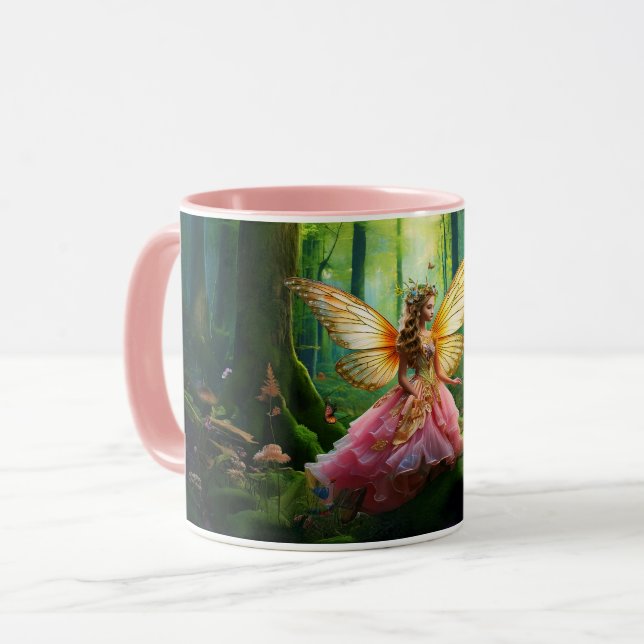 Ein magischer Märchenwald Tasse (Vorderseite Links)