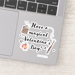 Ein magischer Valentinstag Aufkleber