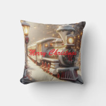 Ein magischer Winter Wonderland Weihnachtszug