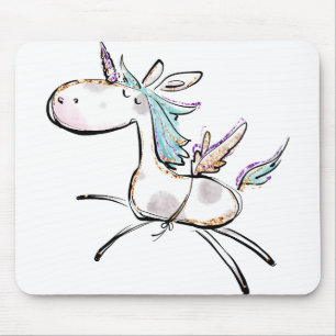 Ein magisches Einhorn Mousepad