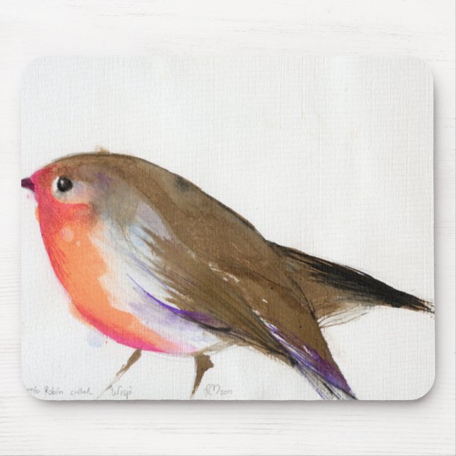 Ein magisches kleines Rotkehlchen rief Wisp 2011 Mousepad (Vorne)